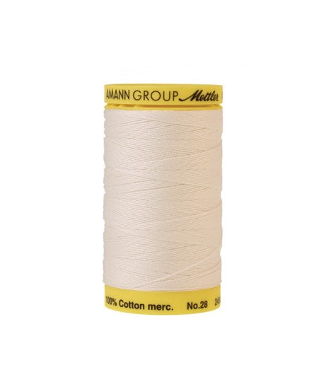 Silk-Finish 28wt Solid Cotton Thread 275YD Candlewick # 9129-3000